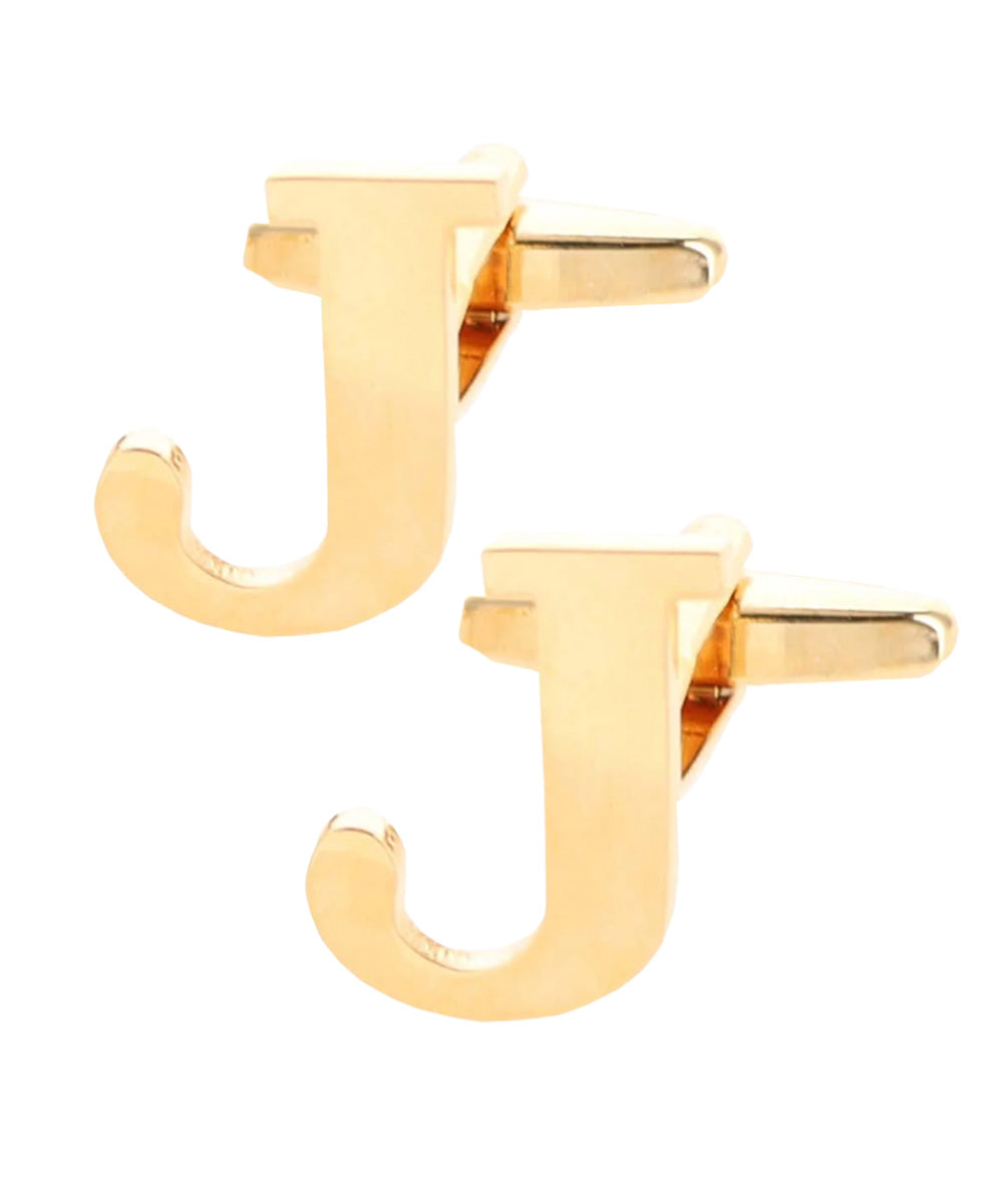 Vittorio Vico Plain Initial Cufflinks in Gift Box