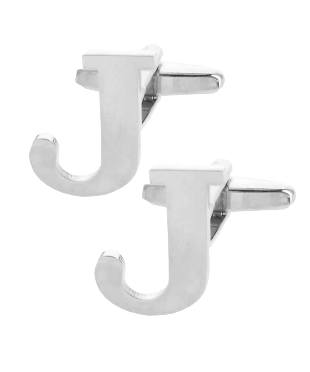 Vittorio Vico Plain Initial Cufflinks in Gift Box