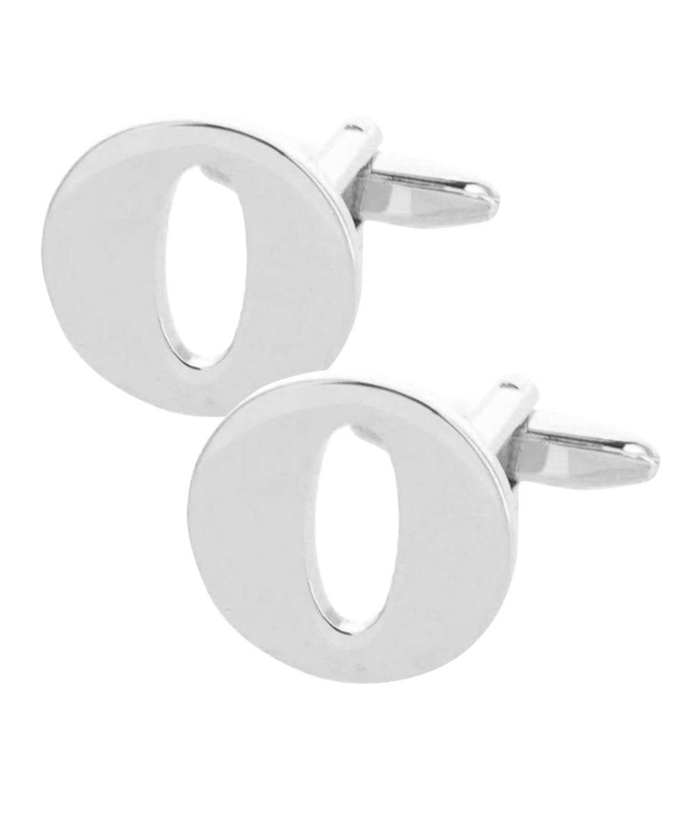 Vittorio Vico Plain Initial Cufflinks in Gift Box