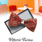 Vittorio Farina Men's Rhinestone Bow Tie in Gift Box