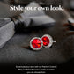 Vittorio Vico Large Bling Colorstone Cufflinks: CL15XX Series - cl - 1505 - Classy Cufflinks