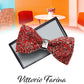 Vittorio Farina Men's Rhinestone Bow Tie in Gift Box