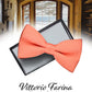 Vittorio Farina Men's Satin Bow Tie in Gift Box