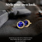 Vittorio Vico Large Bling Colorstone Cufflinks: CL15XX Series - cl - 1506 - Classy Cufflinks