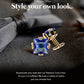 Vittorio Vico Princess Cut Colorstone Cufflinks: CL13XX Series