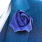 Vittorio Vico Unisex Satin Rose Bud Flower Lapel Pin