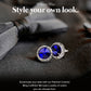 Vittorio Vico Large Bling Colorstone Cufflinks: CL15XX Series