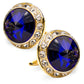 Vittorio Vico Large Bling Colorstone Cufflinks: CL15XX Series - cl - 1506 - Classy Cufflinks