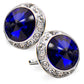 Vittorio Vico Large Bling Colorstone Cufflinks: CL15XX Series