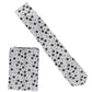 Vittorio Farina Men's Skinny Design Satin Necktie and Pocket Square