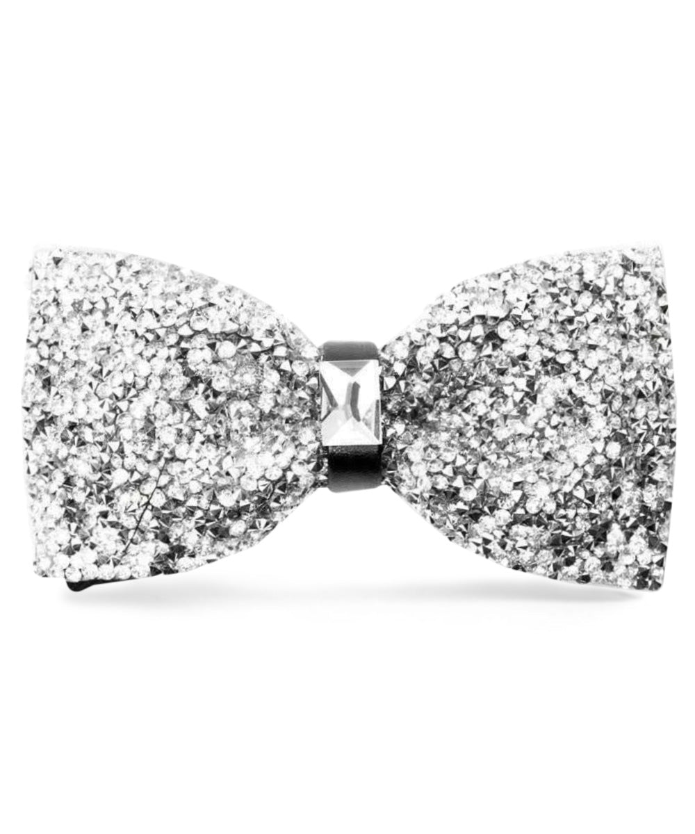 Vittorio Farina Men's Rhinestone Bow Tie in Gift Box