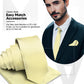 Vittorio Farina Solid Satin Necktie & Pocket Square Multipacks - NH - SOLID - 5_SPRING1 - Classy Cufflinks