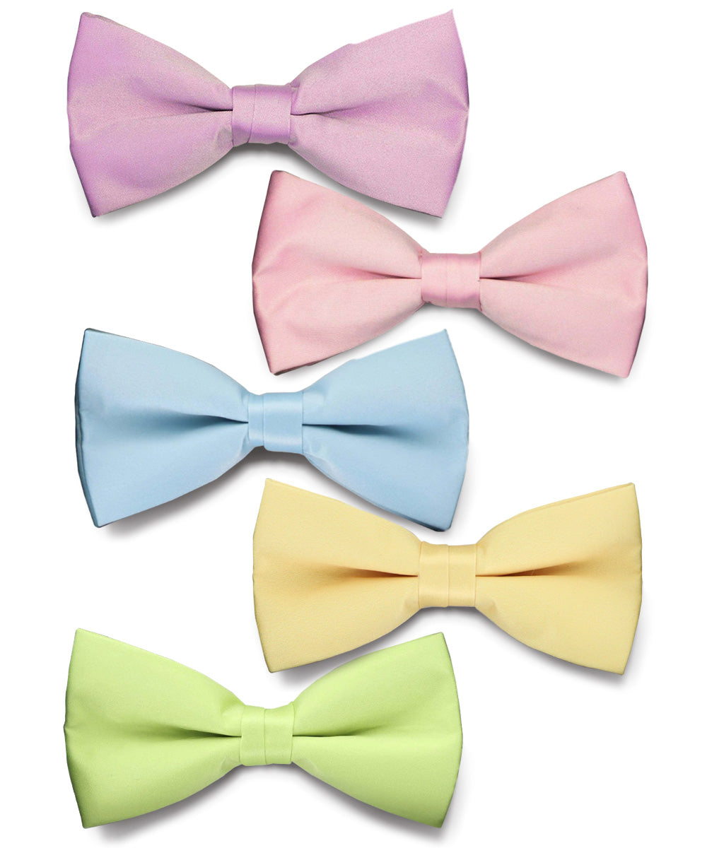 Vittorio Farina Men's Satin Bow Tie in Gift Box (Multipack)