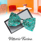 Vittorio Farina Men's Rhinestone Bow Tie in Gift Box