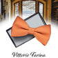 Vittorio Farina Men's Satin Bow Tie in Gift Box