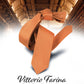 Vittorio Farina Men's Satin Skinny Necktie