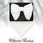 Vittorio Farina Men's Velvet Teardrop Bow Tie & Pocket Square in Gift Box