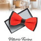 Vittorio Farina Boy's Design Satin Bow Tie