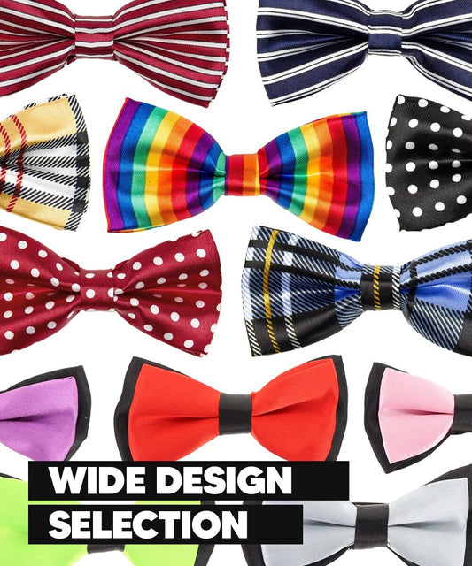 Vittorio Farina Boy's Design Satin Bow Tie