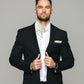 Vittorio Farina Solid Satin Ascot & Pocket Square - ASCOTS-SOLID_BEIGE - Classy Cufflinks