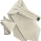 Vittorio Farina Solid Satin Ascot & Pocket Square - ASCOTS-SOLID_IVORY - Classy Cufflinks