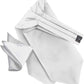 Vittorio Farina Solid Satin Ascot & Pocket Square - ASCOTS-SOLID_WHITE - Classy Cufflinks