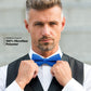 Vittorio Farina Classic Bow Tie Multipacks - B - SOLID - 3_BLUE - Classy Cufflinks