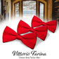 Vittorio Farina Classic Bow Tie Multipacks - B - SOLID - 3_RED - Classy Cufflinks