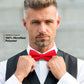 Vittorio Farina Classic Bow Tie Multipacks - B - SOLID - 3_RED - Classy Cufflinks