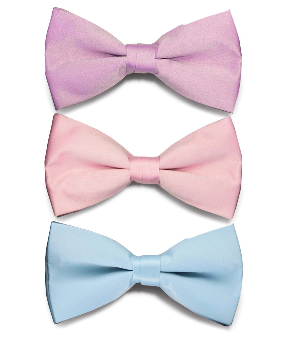 Vittorio Farina Classic Bow Tie Multipacks - B - SOLID - 3_SPRING1 - Classy Cufflinks