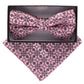 Vittorio Farina Paisley Designer Bow Tie & Pocket Square - BH-21038 - Classy Cufflinks