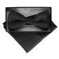 Vittorio Farina Geometric Designer Bow Tie & Pocket Square - BH - D - 23075 - Classy Cufflinks