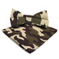 Vittorio Farina Kente Bow Tie & Pocket Square - BH - K_Camo - Classy Cufflinks