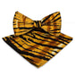 Vittorio Farina Kente Bow Tie & Pocket Square - BH - K_Tiger - Classy Cufflinks