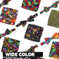 Vittorio Farina Mardi Gras Printed Bow Tie and Pocket Square - BH - MG_Mardi #0 - Classy Cufflinks