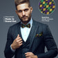 Vittorio Farina Mardi Gras Printed Bow Tie and Pocket Square - BH - MG_Mardi #2 - Classy Cufflinks