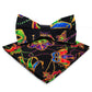 Vittorio Farina Mardi Gras Printed Bow Tie and Pocket Square - BH - MG_Mardi #5 - Classy Cufflinks