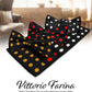 Vittorio Farina Polka Dot Bow Tie & Pocket Square Multipacks - BH - PD - 3_BLACK - Classy Cufflinks