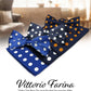 Vittorio Farina Polka Dot Bow Tie & Pocket Square Multipacks - BH - PD - 3_BLUE - Classy Cufflinks