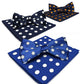 Vittorio Farina Polka Dot Bow Tie & Pocket Square Multipacks - BH - PD - 3_BLUE - Classy Cufflinks