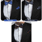 Vittorio Farina Polka Dot Bow Tie & Pocket Square Multipacks - BH - PD - 3_BLUE - Classy Cufflinks