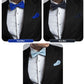 Vittorio Farina Classic Bow Tie & Pocket Square Multipacks - BH - SOLID - 3_BLUE - Classy Cufflinks