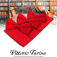 Vittorio Farina Classic Bow Tie & Pocket Square Multipacks - BH - SOLID - 3_RED - Classy Cufflinks