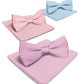 Vittorio Farina Classic Bow Tie & Pocket Square Multipacks - BH - SOLID - 3_SPRING1 - Classy Cufflinks