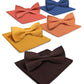 Vittorio Farina Classic Bow Tie & Pocket Square Multipacks - BH - SOLID - 5_FALL1 - Classy Cufflinks