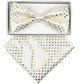 Vittorio Farina LIMITED EDITION Metallic Bow Tie & Pocket Square by Classy Cufflinks - bhm-002 - Classy Cufflinks