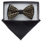 VITTORIO FARINA Rhinestone Bowtie & Pocket Square by Classy Cufflinks