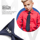 Vittorio Farina Boy's Clip Necktie - boys clip navy 16in - Classy Cufflinks