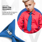 Vittorio Farina Boy's Satin Clip Necktie - boys clip royal 16in - Classy Cufflinks