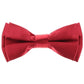 Vittorio Farina Boy's Solid Silky Bow Tie by Classy Cufflinks - boys-wine - Classy Cufflinks